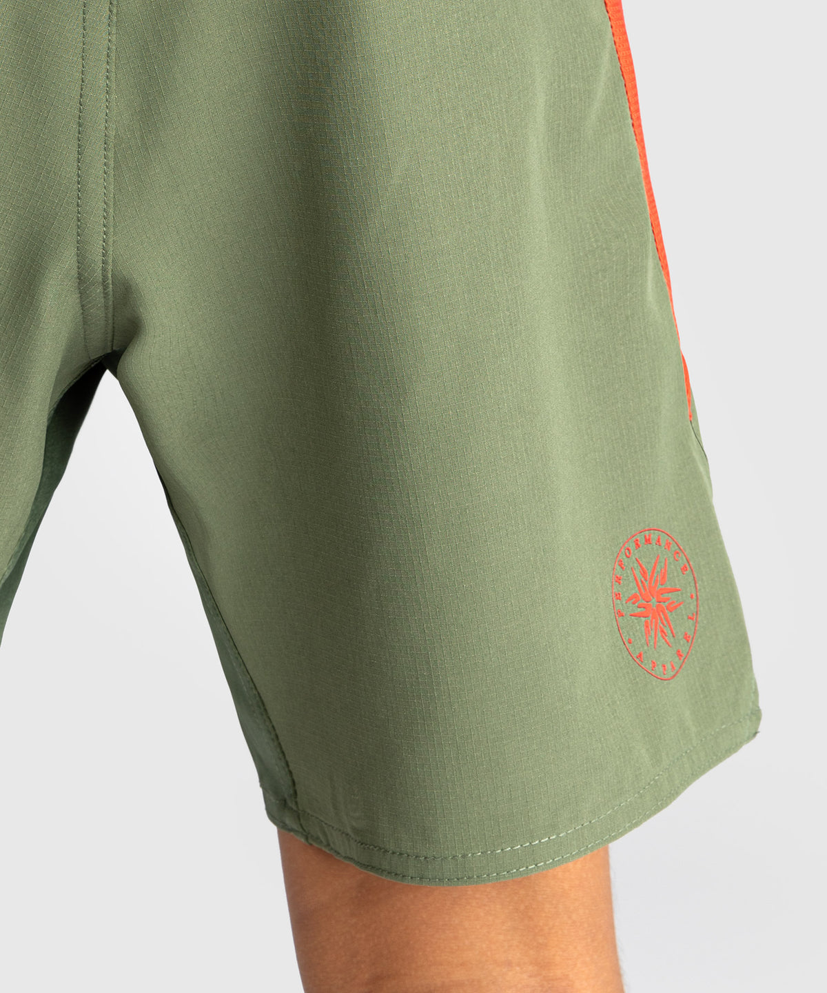 Short de Combat pour Enfants Venum Light - Vert militaire/Orange
