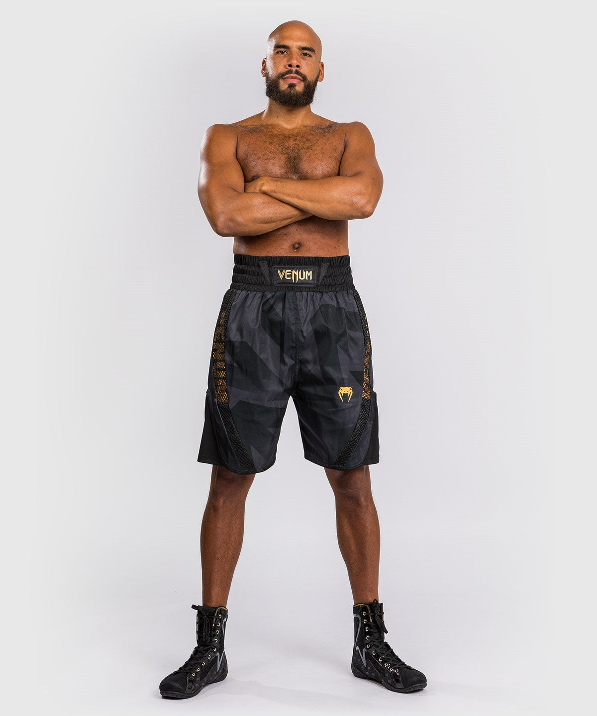 Short de Boxe Venum Razor - Noir/Or