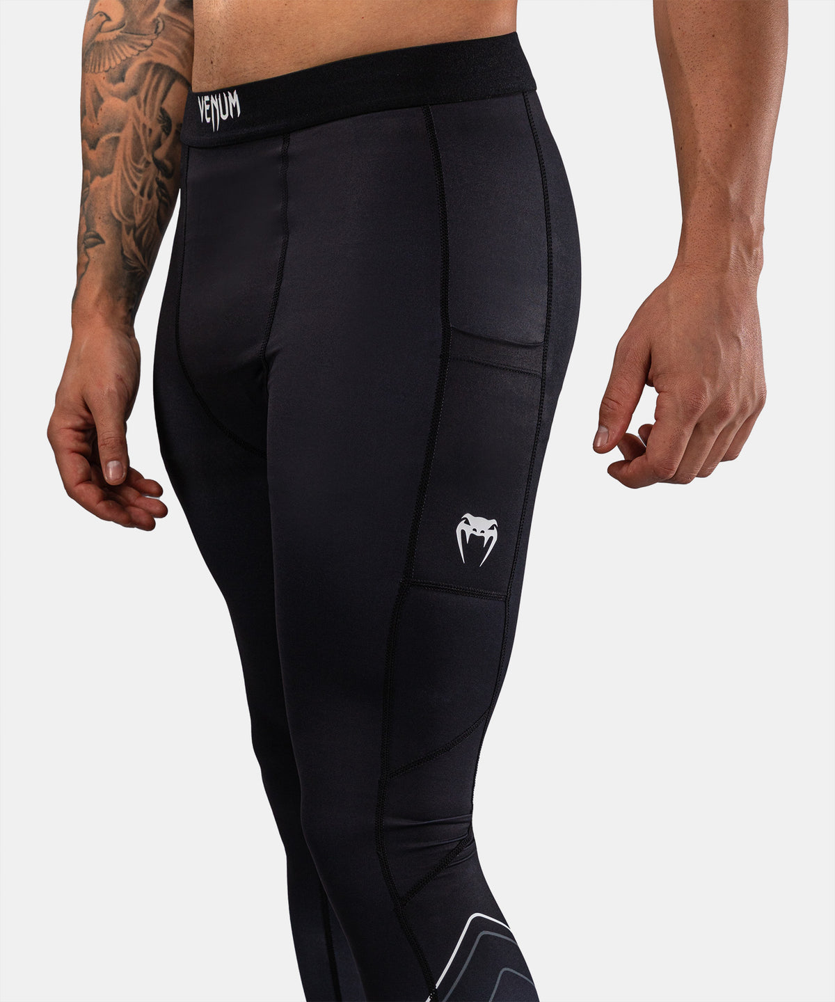 Venum Streamline Spats - Black/White