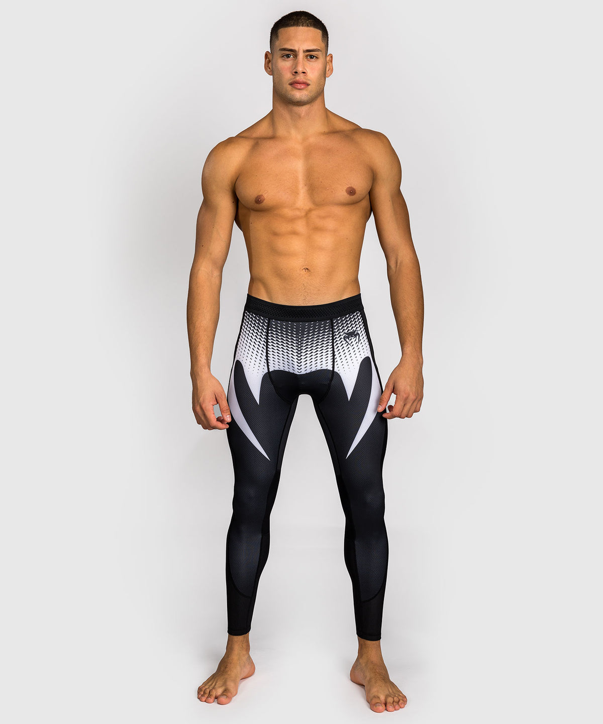 Venum No Gi Pantaloni aderenti - Nero/Bianco