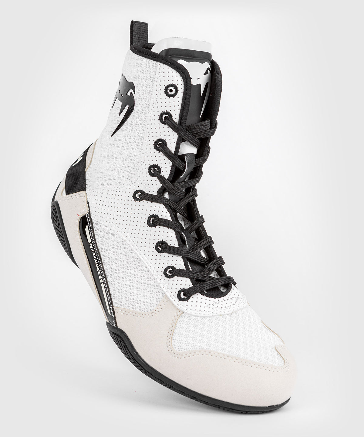 Venum Elite Zapatillas de Boxeo - Blanco/Negro