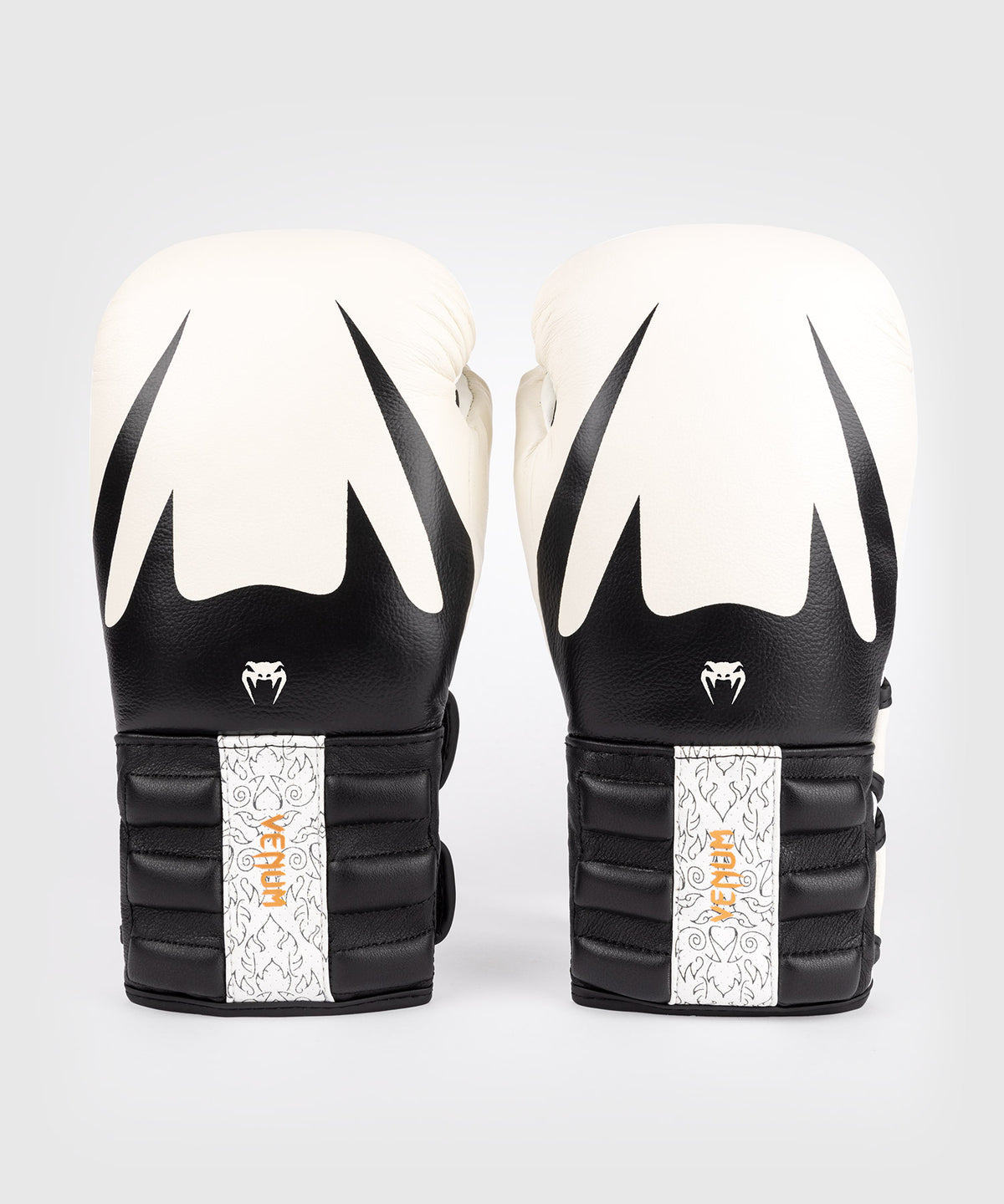 Venum Reverso Boxing Gloves - Snow White/Black