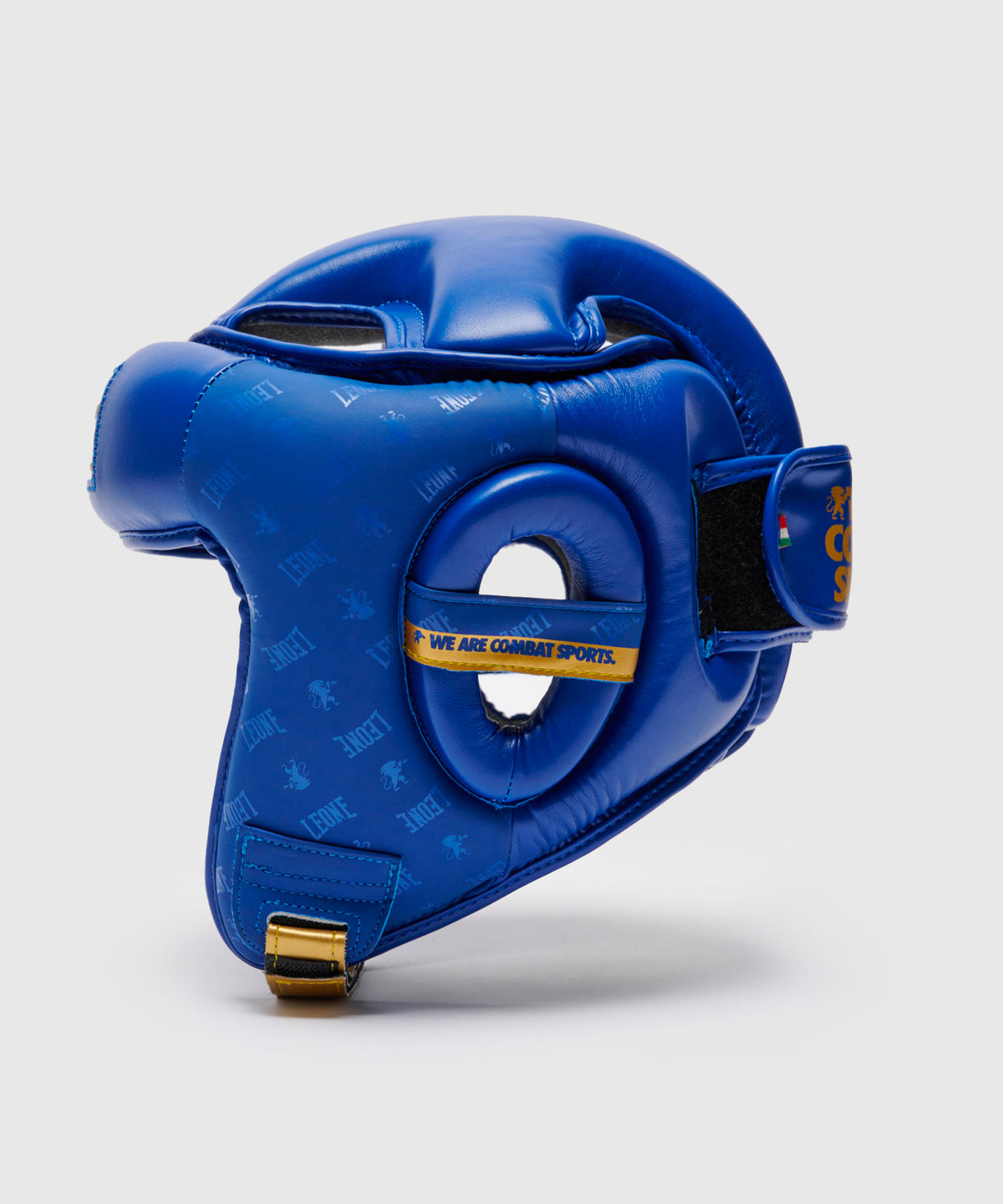Leone DNA Casco de Boxeo - Azul
