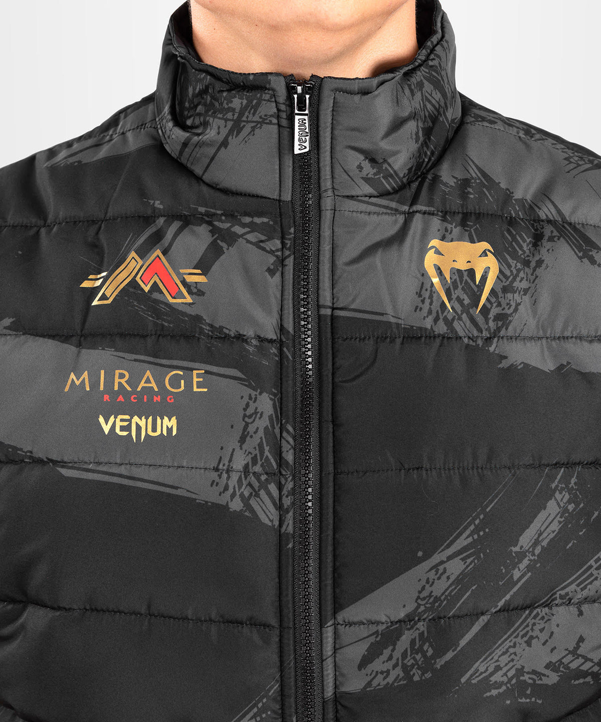 Venum x Mirage Ärmellose Daunenjacke - Schwarz/Gold