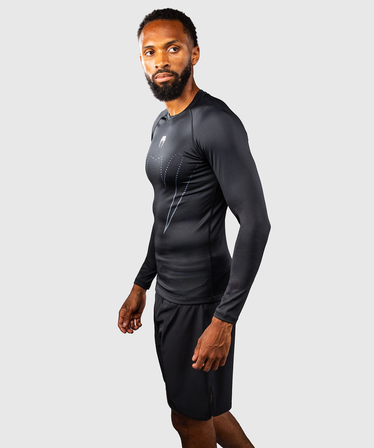 Rashguard à Manches Longues Venum Edge – Noir/Sable