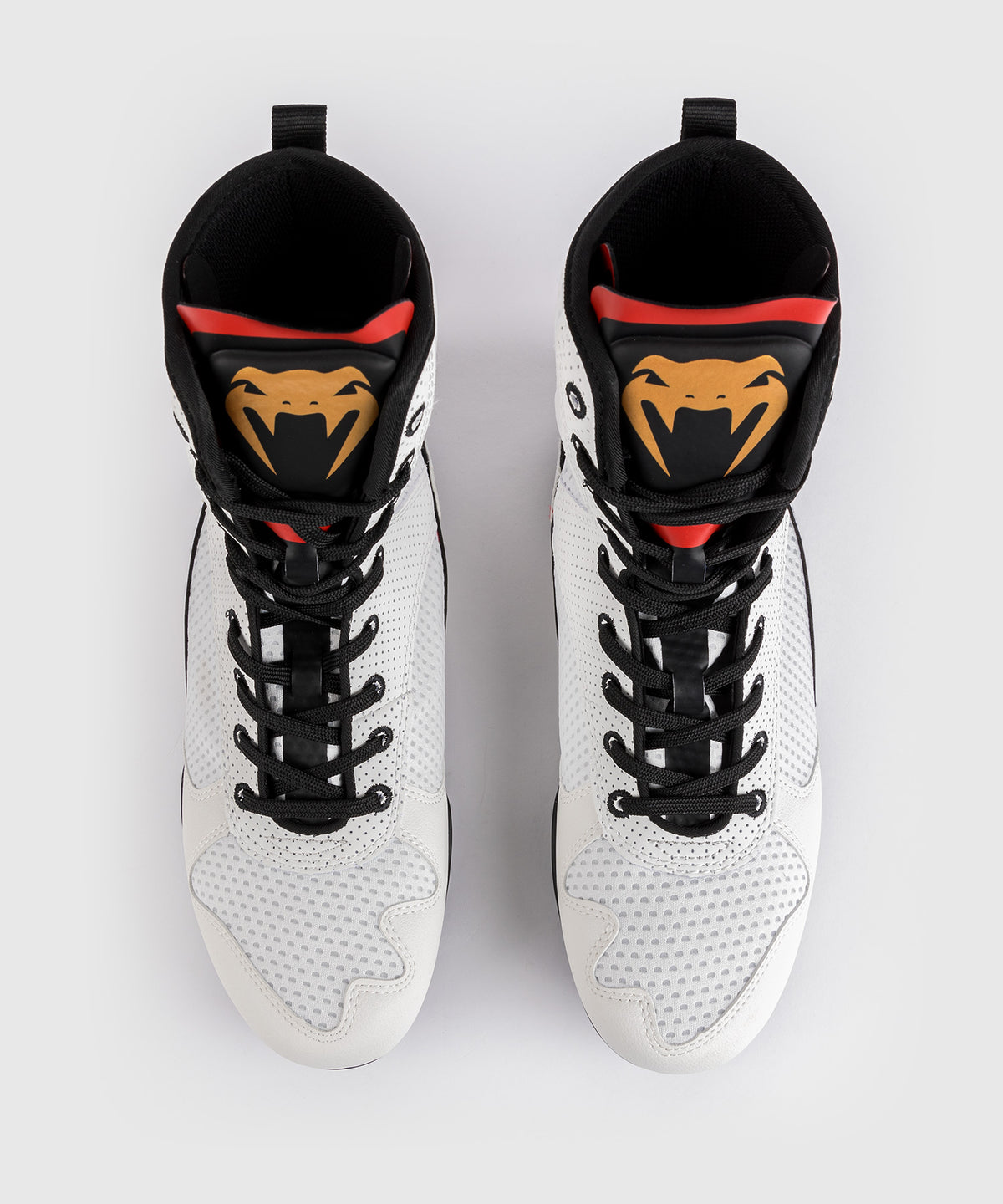 Venum Elite Boxing Shoes - Ice /Gold