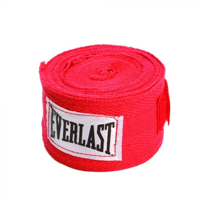 Bandages de boxe Everlast 3m - Rouge