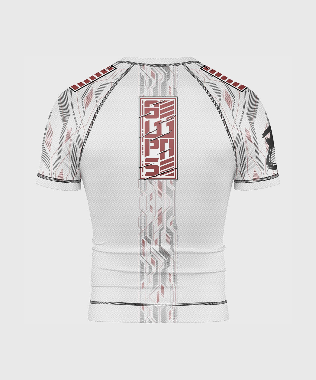 8 Weapons Samurai 2.0 Short Sleeve Rashguard - White/Red