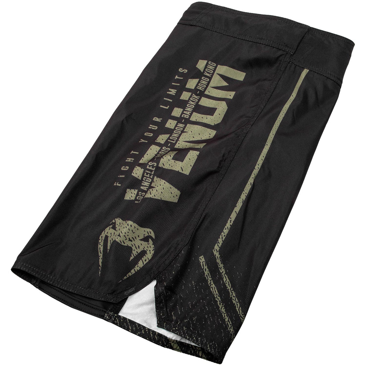 Venum Signature Kampfshort - Schwarz/Khaki