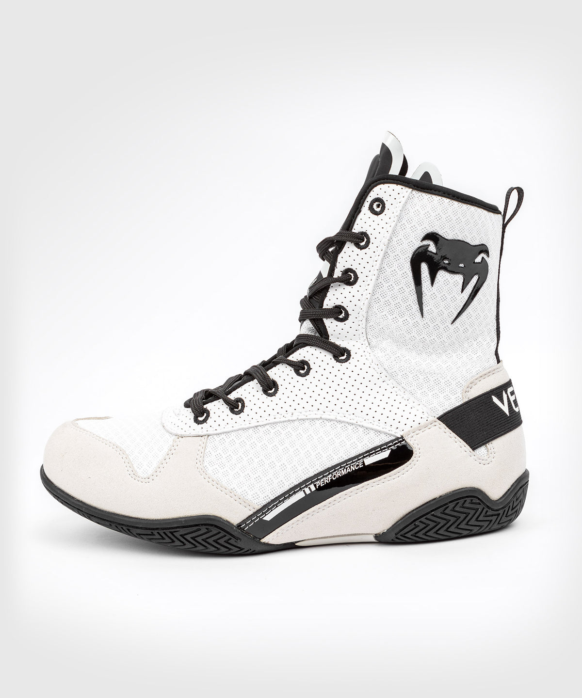 Venum Elite Zapatillas de Boxeo - Blanco/Negro