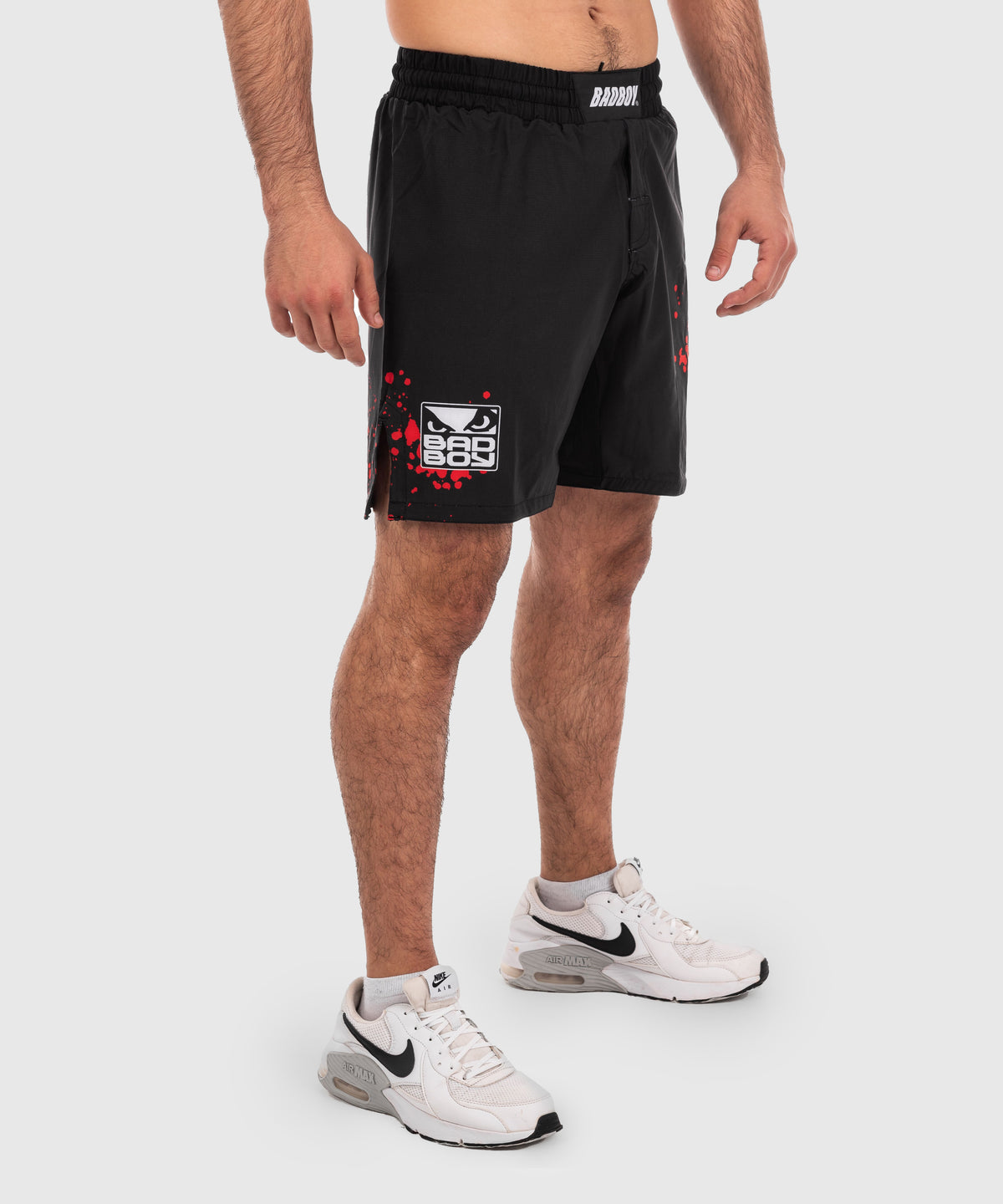 Short de MMA Bad Boy Splatter - Noir/Rouge