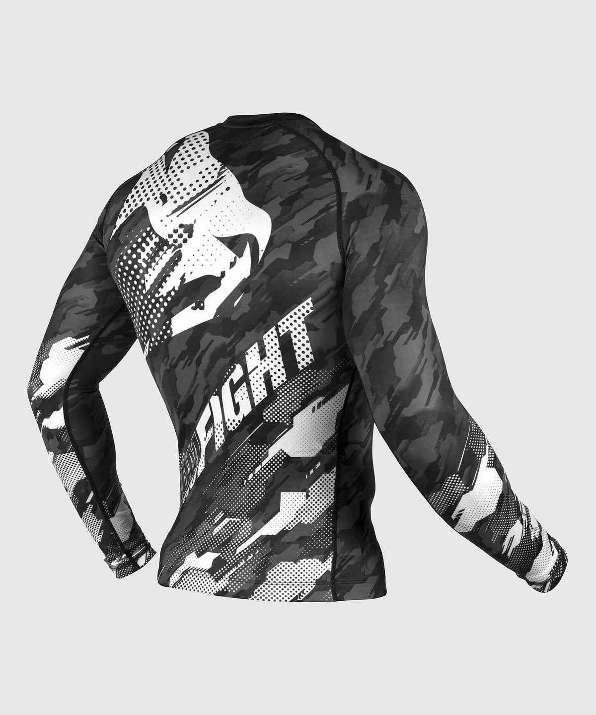Venum Tecmo Rashguard - Langarm - Grau