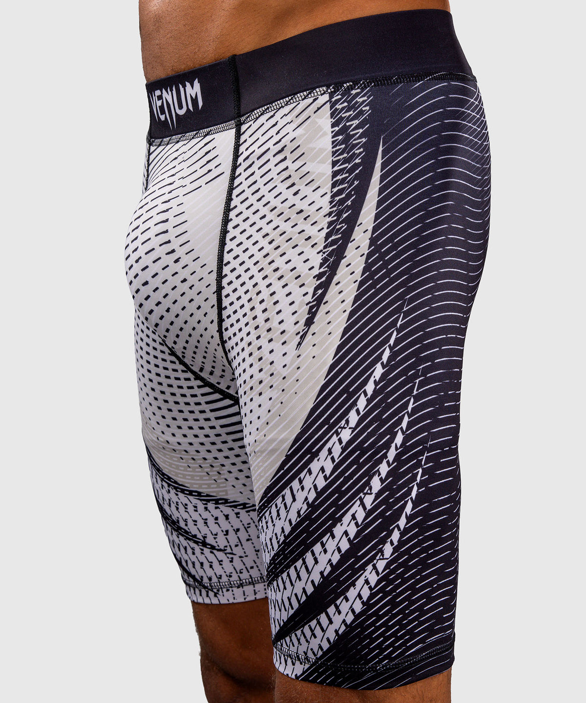 Venum Galactic 3.0 Pantaloncini a Compressione - Bianco Sporco/Nero