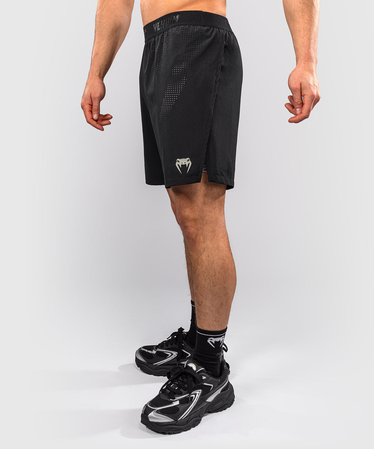 Pantalones cortos de entrenamiento híbridos Venum Lazer - Negro/Gris