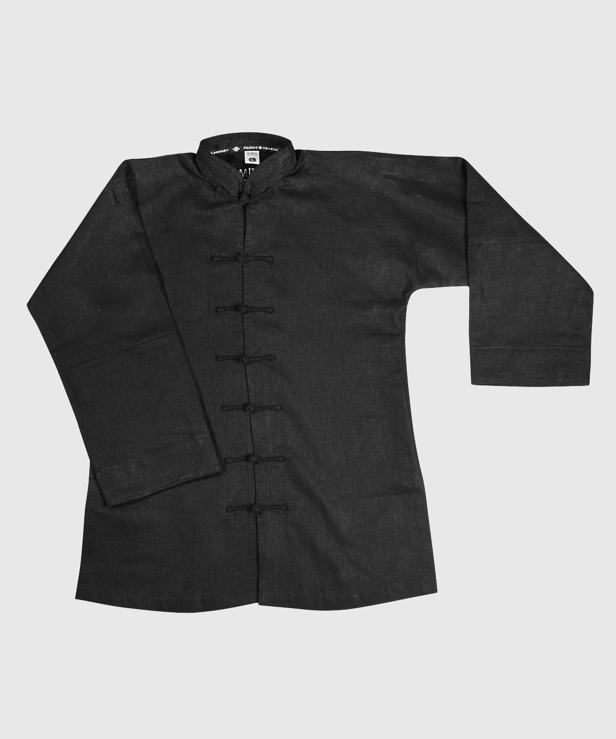 Fujimae Chaqueta de Kung-Fu de Lino