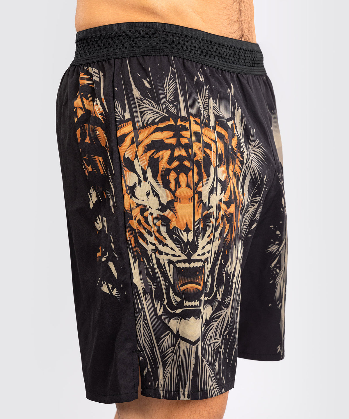 Venum Tiger Pantaloni da Allenamento Uomo - Nero/Arancione Neon