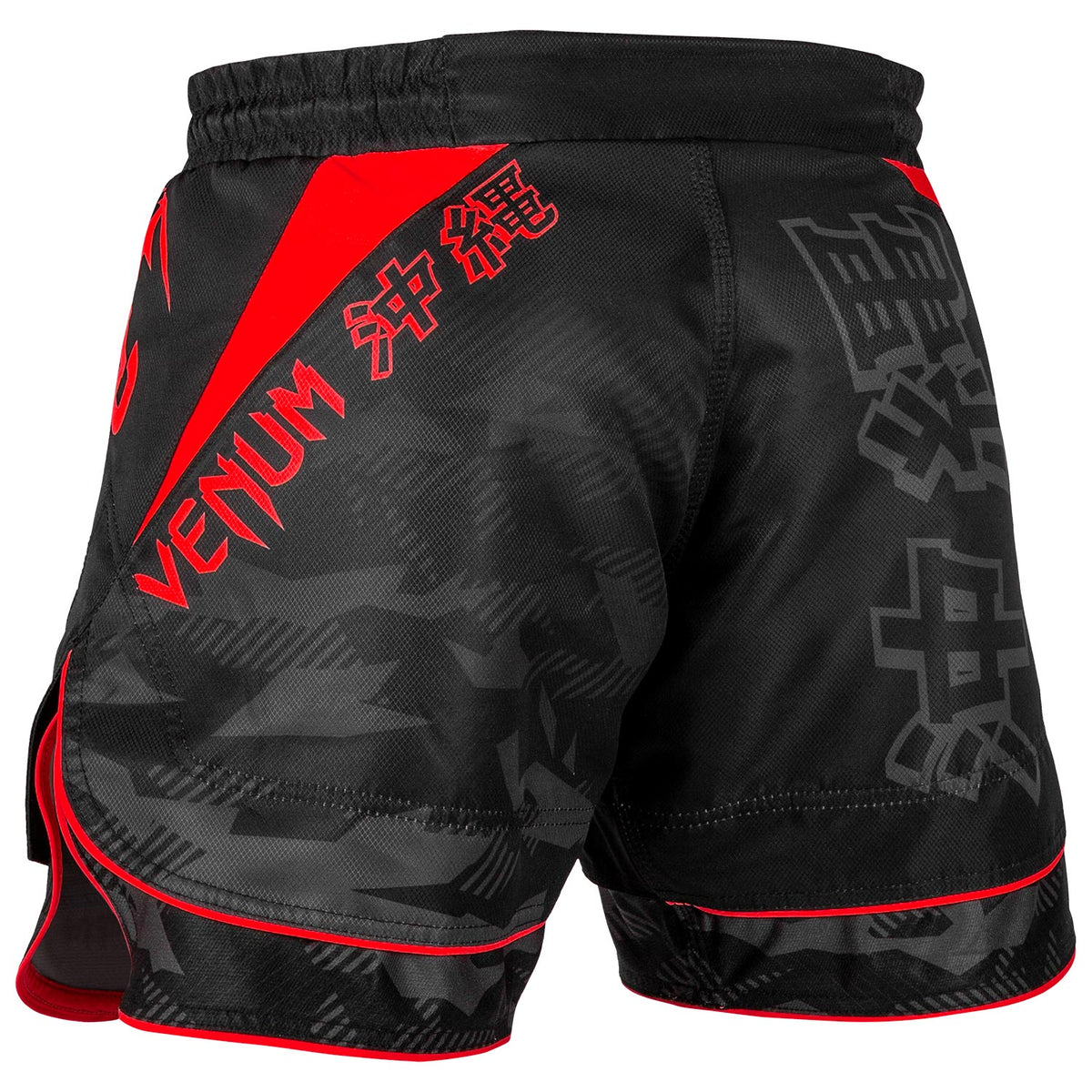 Venum Okinawa Kampfshort 2.0 - Schwarz/Rot