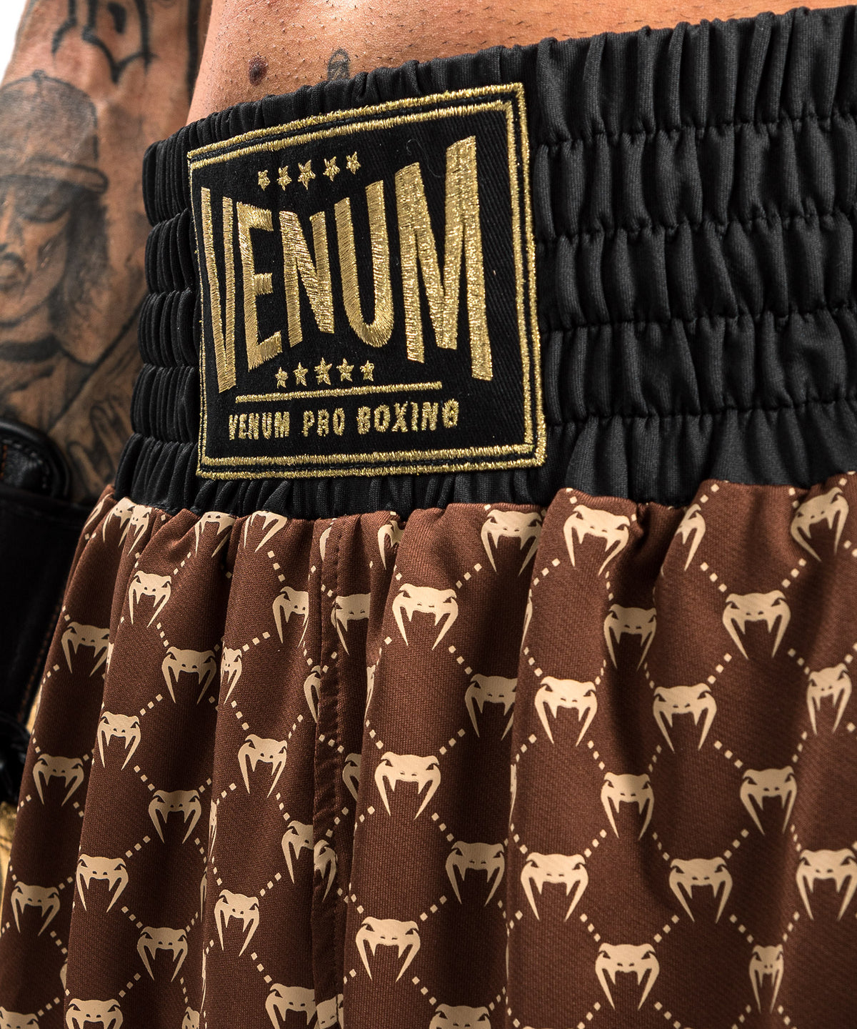 Venum Monogram Boxershorts - Schwarz/Braun