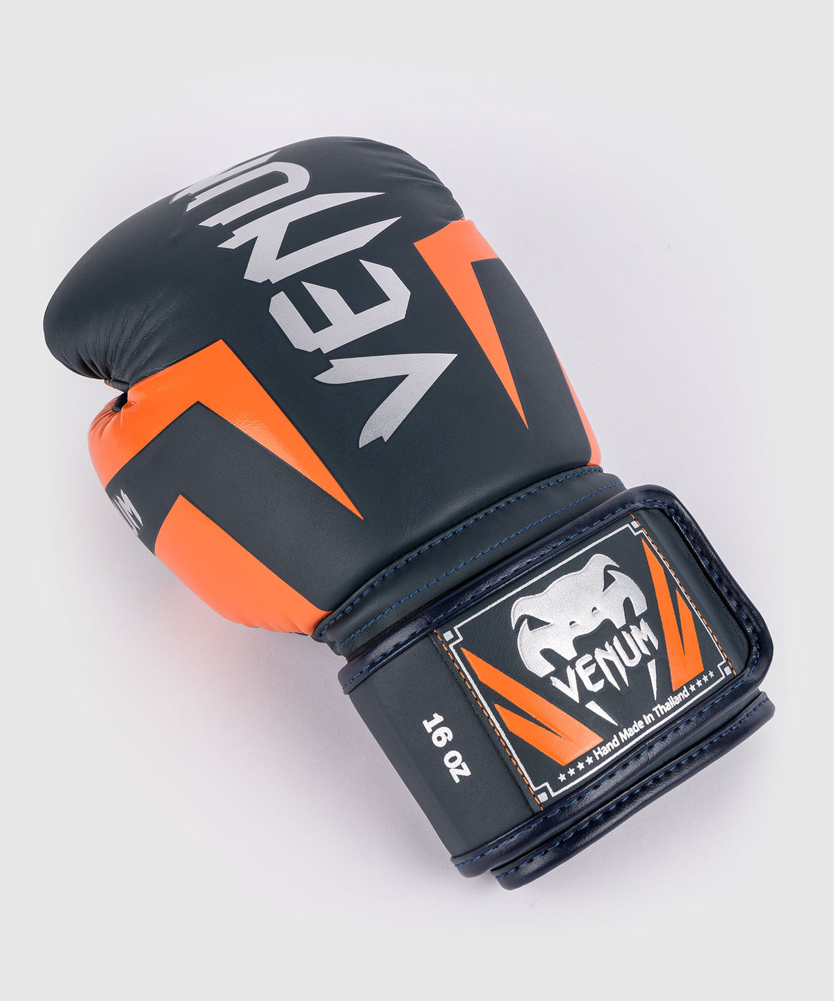 Venum Elite Guantes de boxeo - Azul marino/Plata/naranja