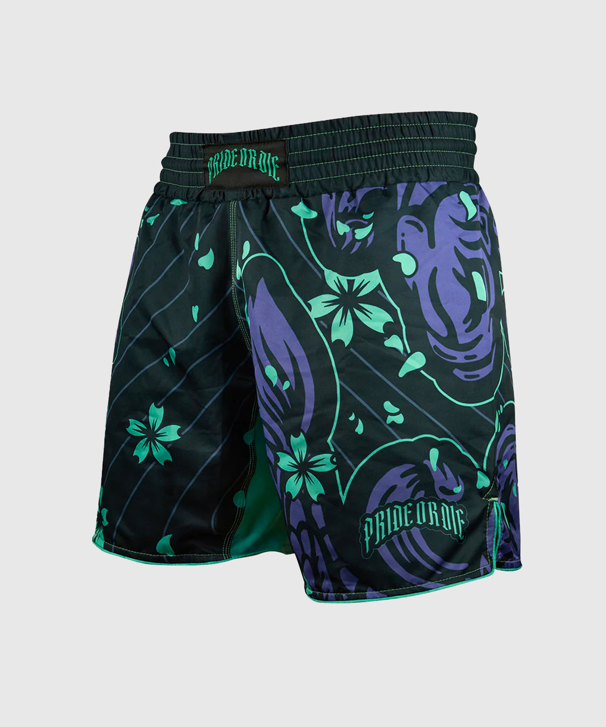 Pride Or Die Survival Of The Fittest Fightshorts - Nero