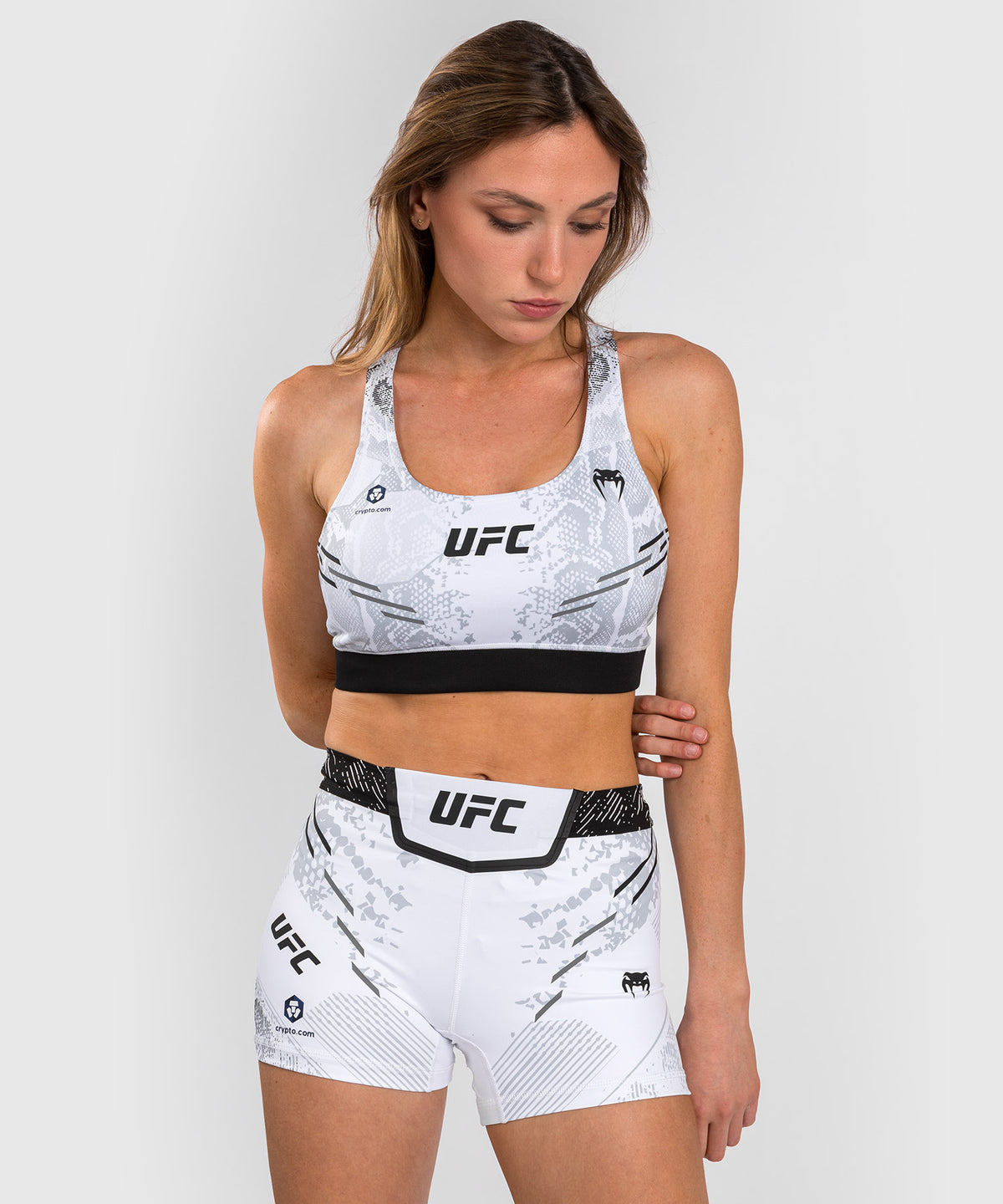 Brassière Femme UFC Authentic Adrenaline Fight Night By Venum - Blanc