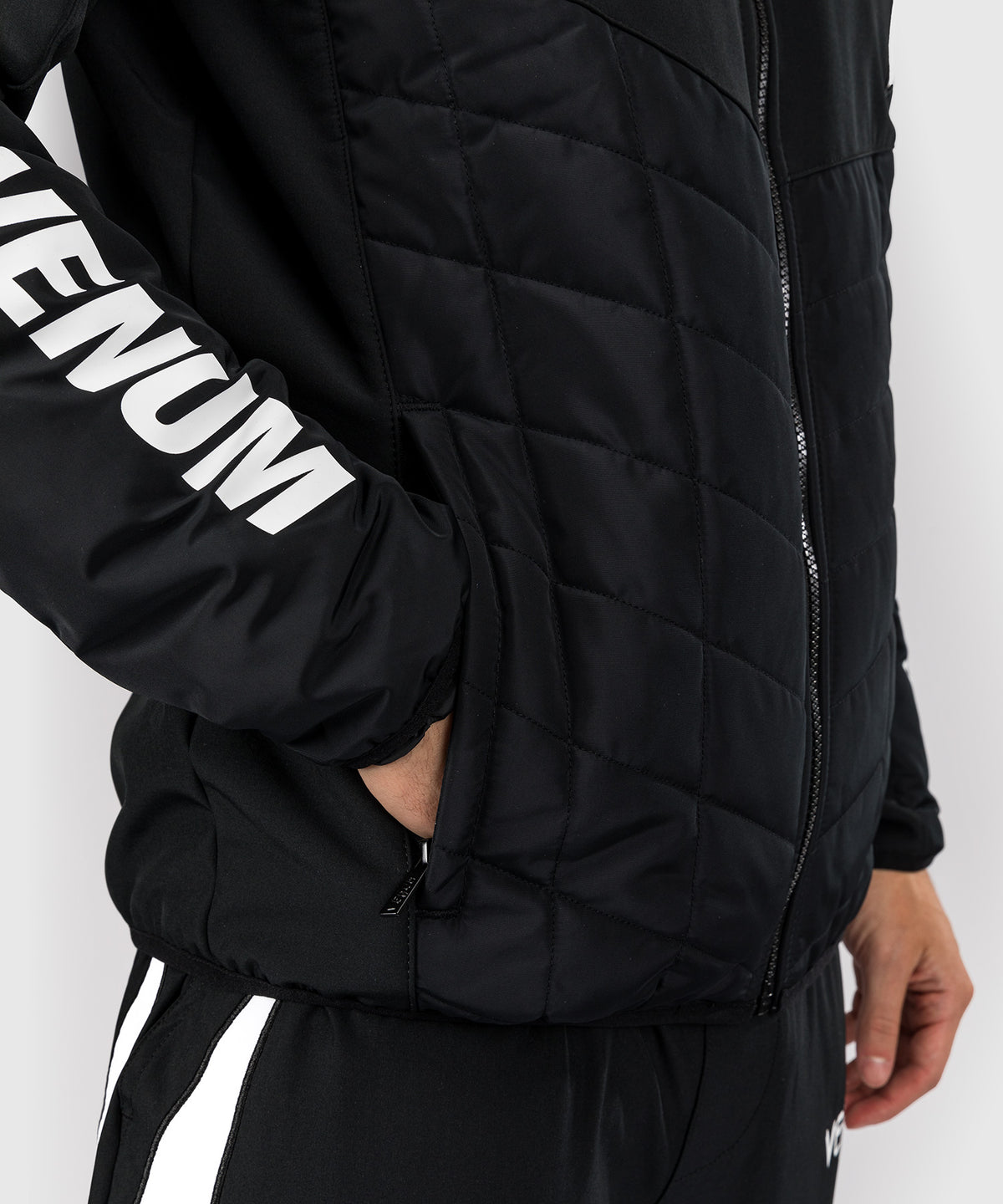 Venum x Bud Racing Herren Jacke - Schwarz/Weiß/Limettengrün