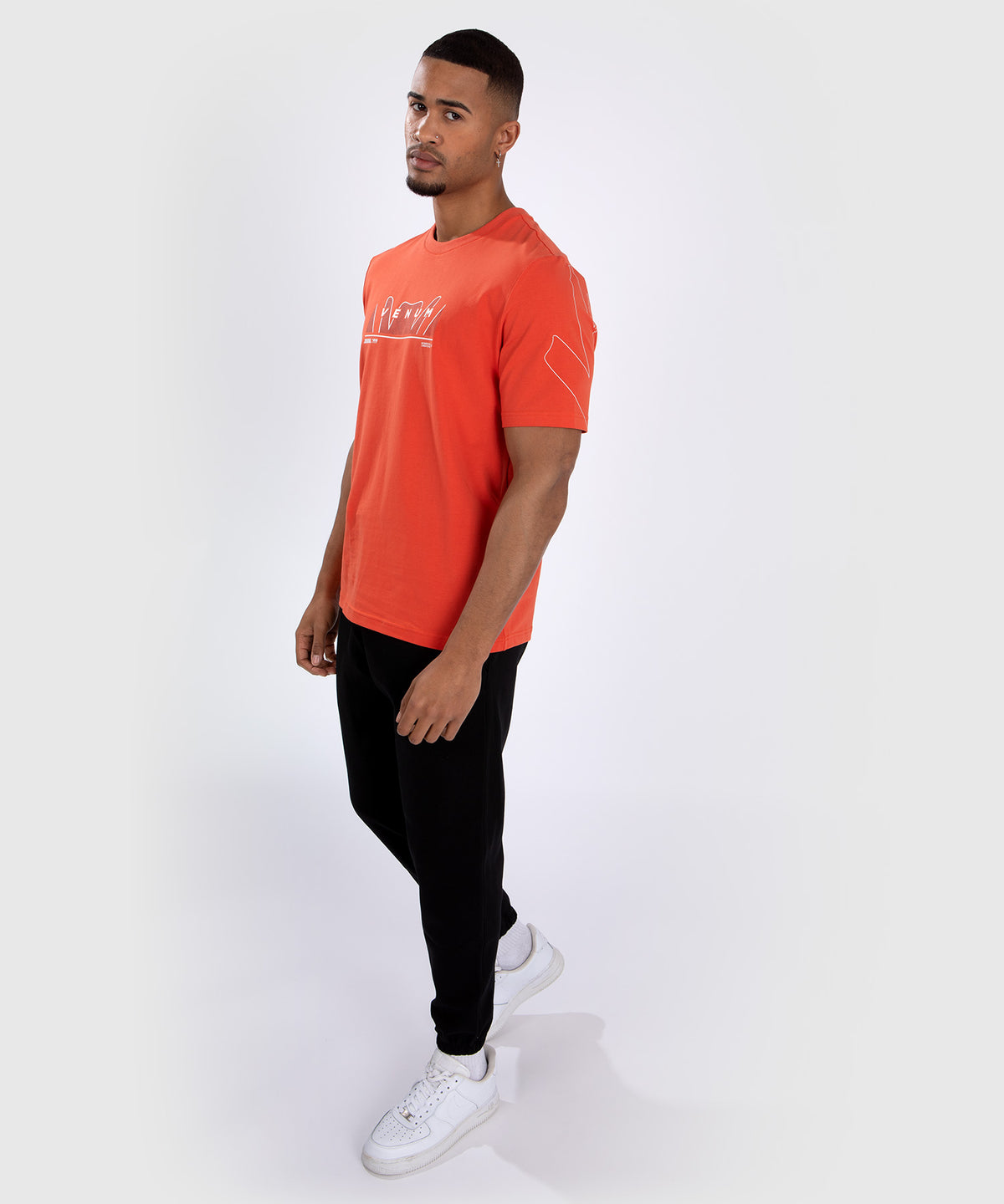Venum Snake Print Camiseta - Naranja fluo
