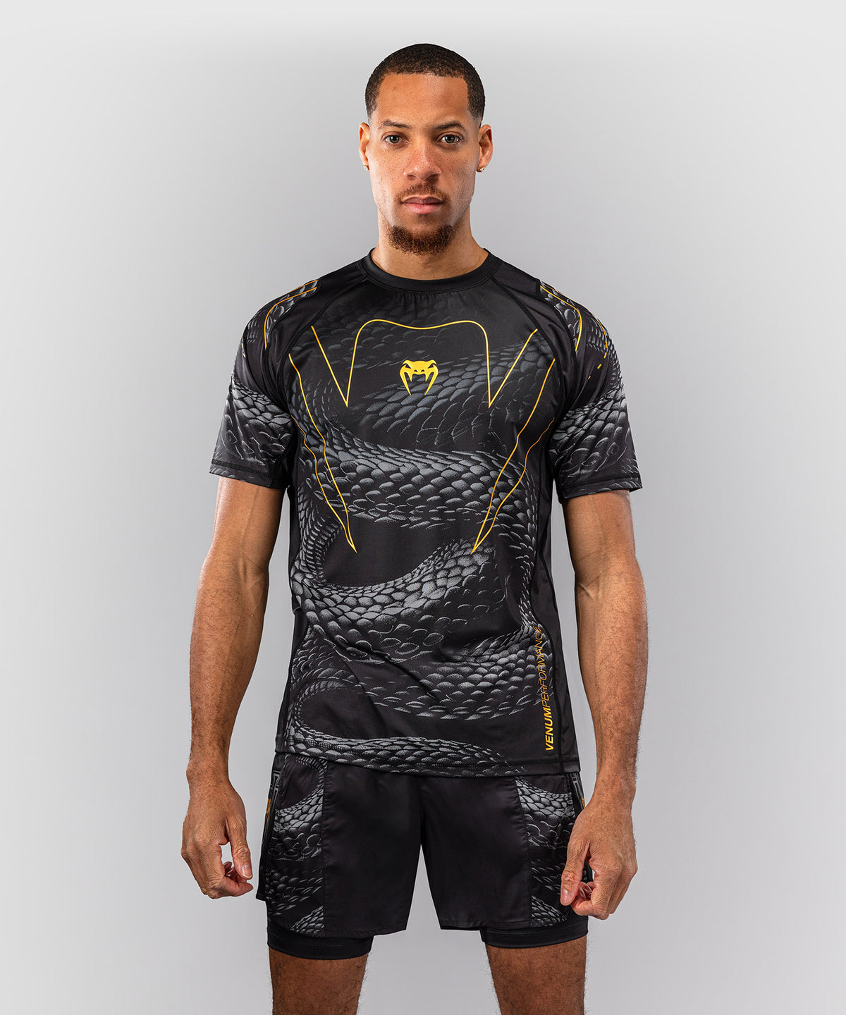 T-shirt Dry Tech Venum Matupa - Noir/Gris/Or