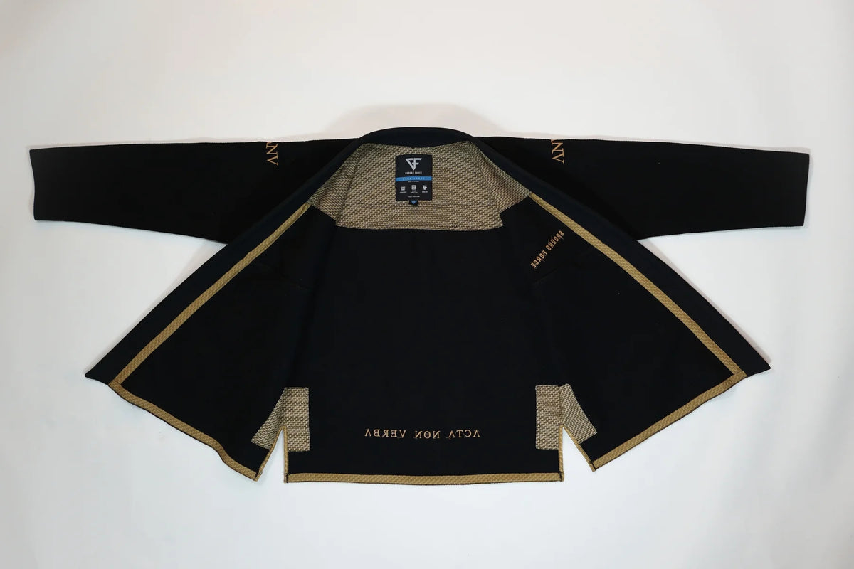 Ground Force Acta Non Verba BJJ Gi - Black