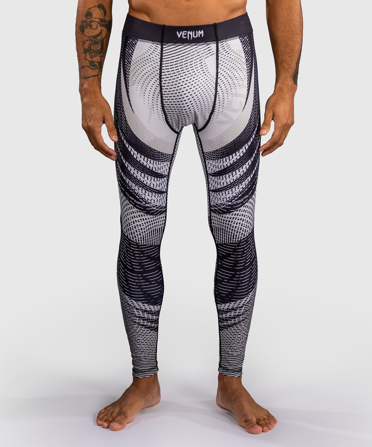 Venum Galactic 3.0 Pantalones de compresión - Blanco Hueso/Negro