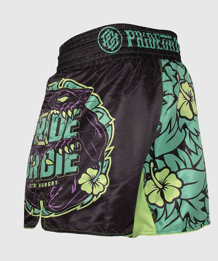 Pride Or Die Stay Hungry Fightshorts - Negro