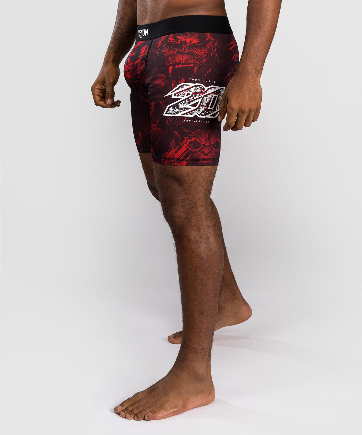 Venum 20th Anniversary Pantaloncini a Compressione - Nero/Rosso