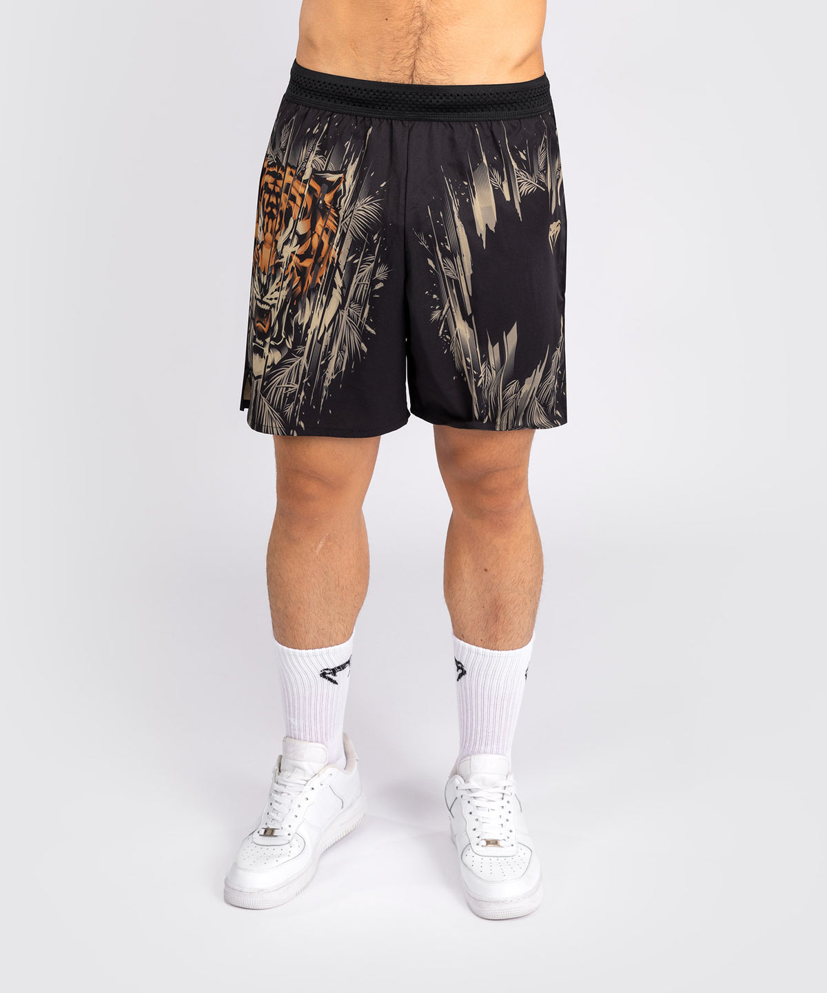 Venum Tiger Pantaloni da Allenamento Uomo - Nero/Arancione Neon