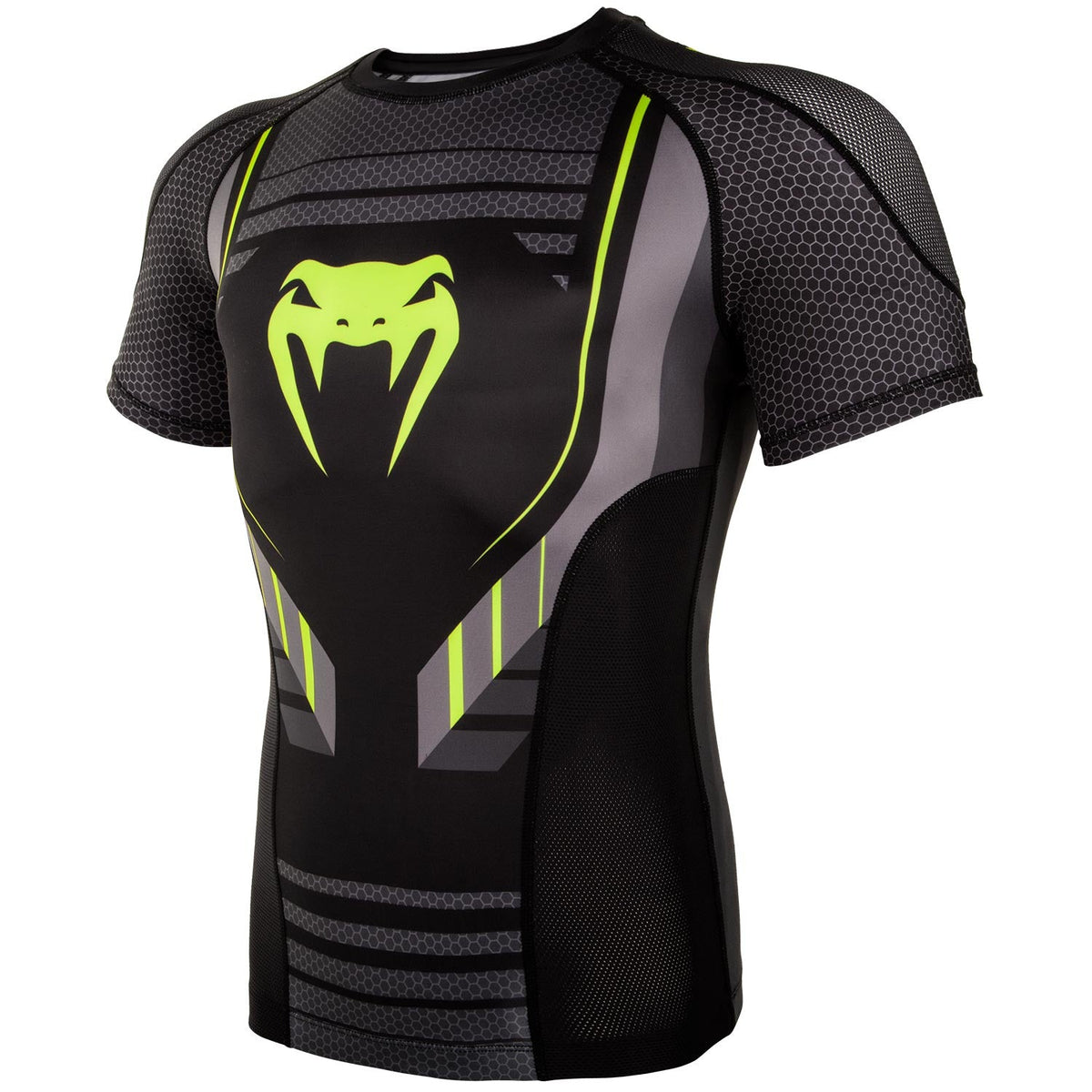 Rashguard Venum Technical 2.0 - Manches courtes - Noir/Jaune