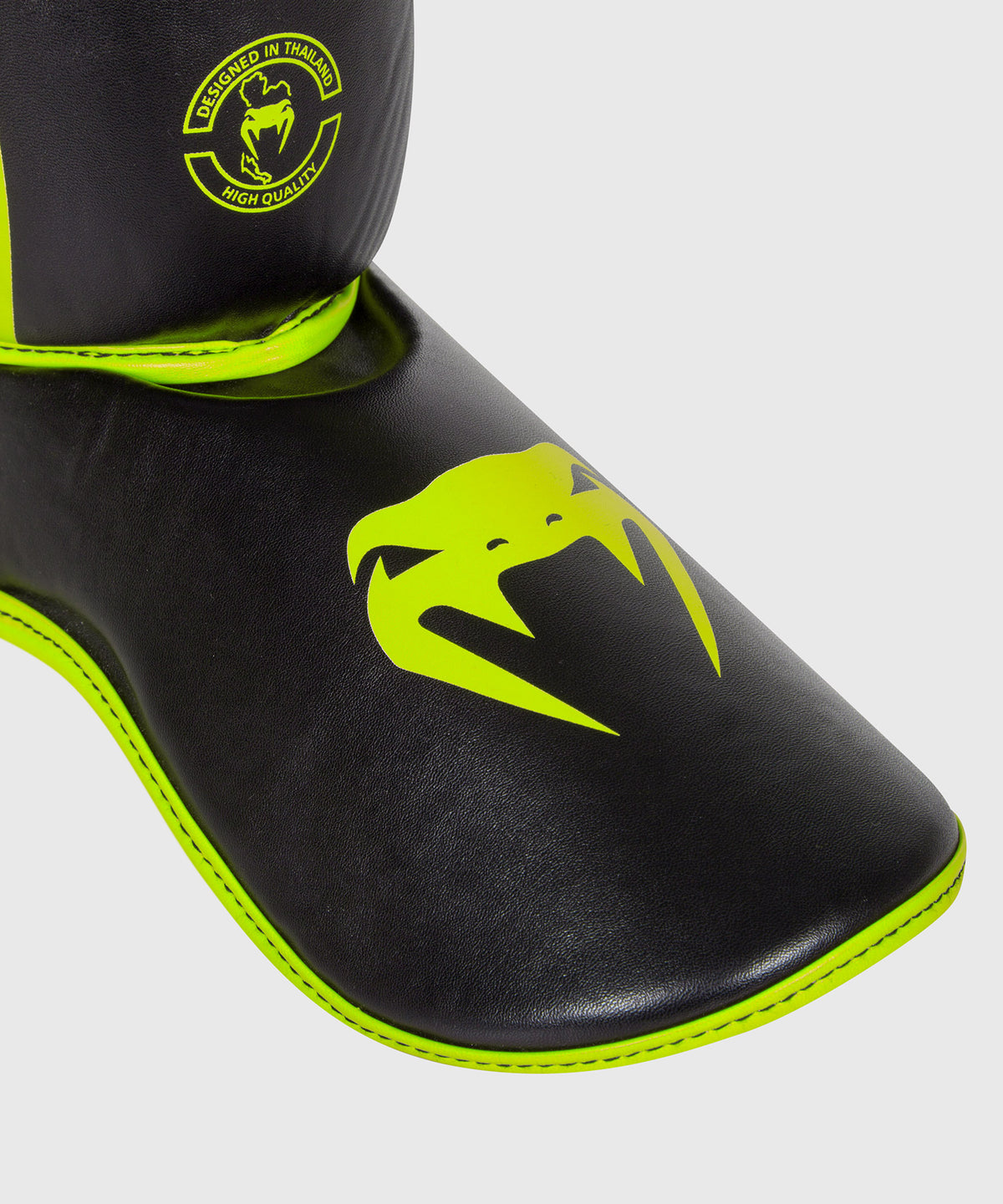 Venum Challenger Standup Shin Guards - Black/NeoYellow