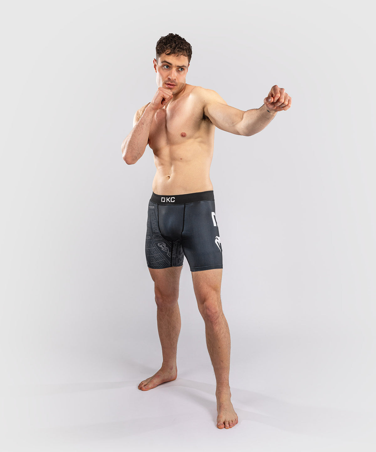 Karate Combat by Venum Vale Tudo Shorts - Black/Grey