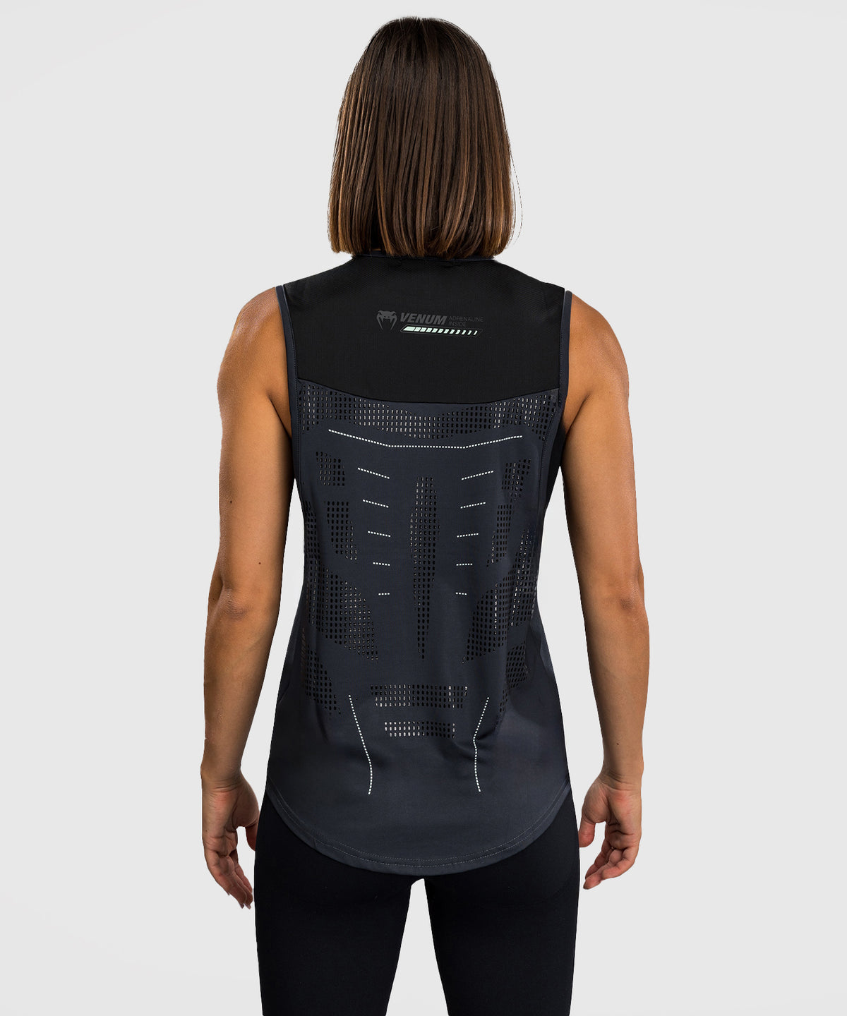 Venum Technical 3.0 Camiseta Sin Mangas Dry Tech para Mujeres - Storm Grey
