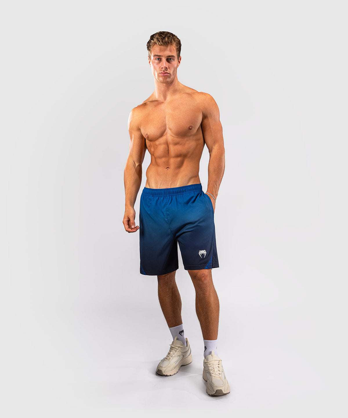 Venum Giant Shift Training Shorts - Dark Navy/Blue