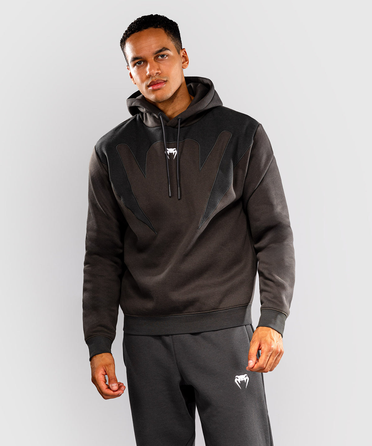Sweat à capuche Venum Attack Fleece & Weave - Gris
