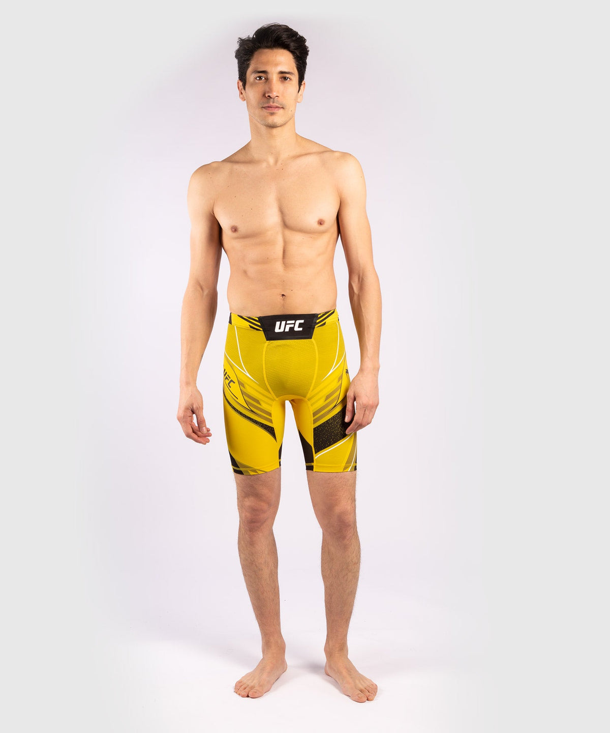 UFC Herren Kompressionsshorts Venum Authentic Fight Night - Long Cut - Gelb