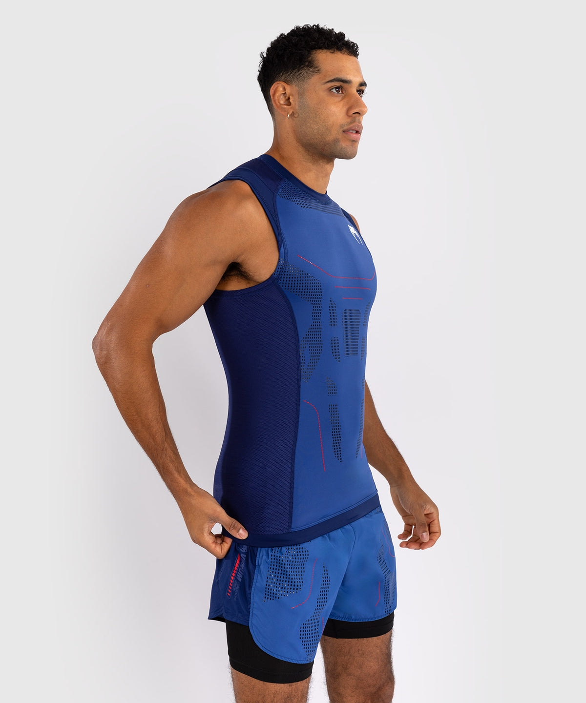 Venum Technical 3.0 Camiseta Sin Mangas Rashguard - Azul Noche