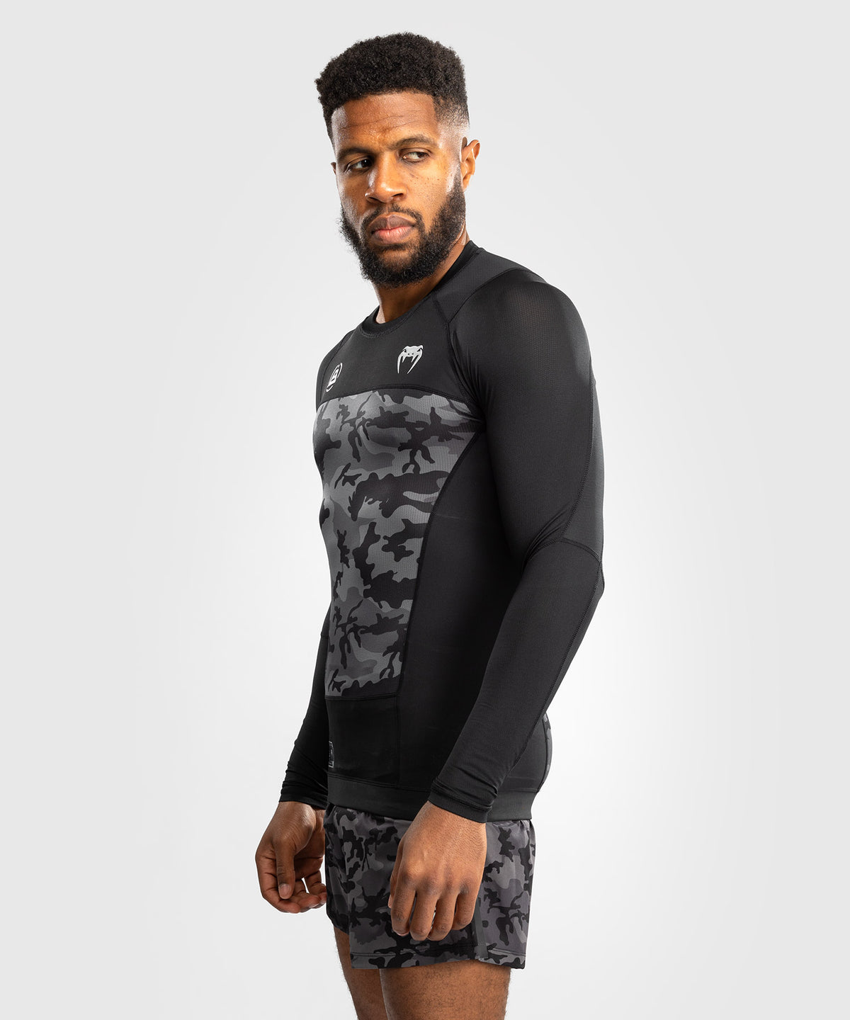 Rashguard manches longues Venum x Polaris - Noir/Gris