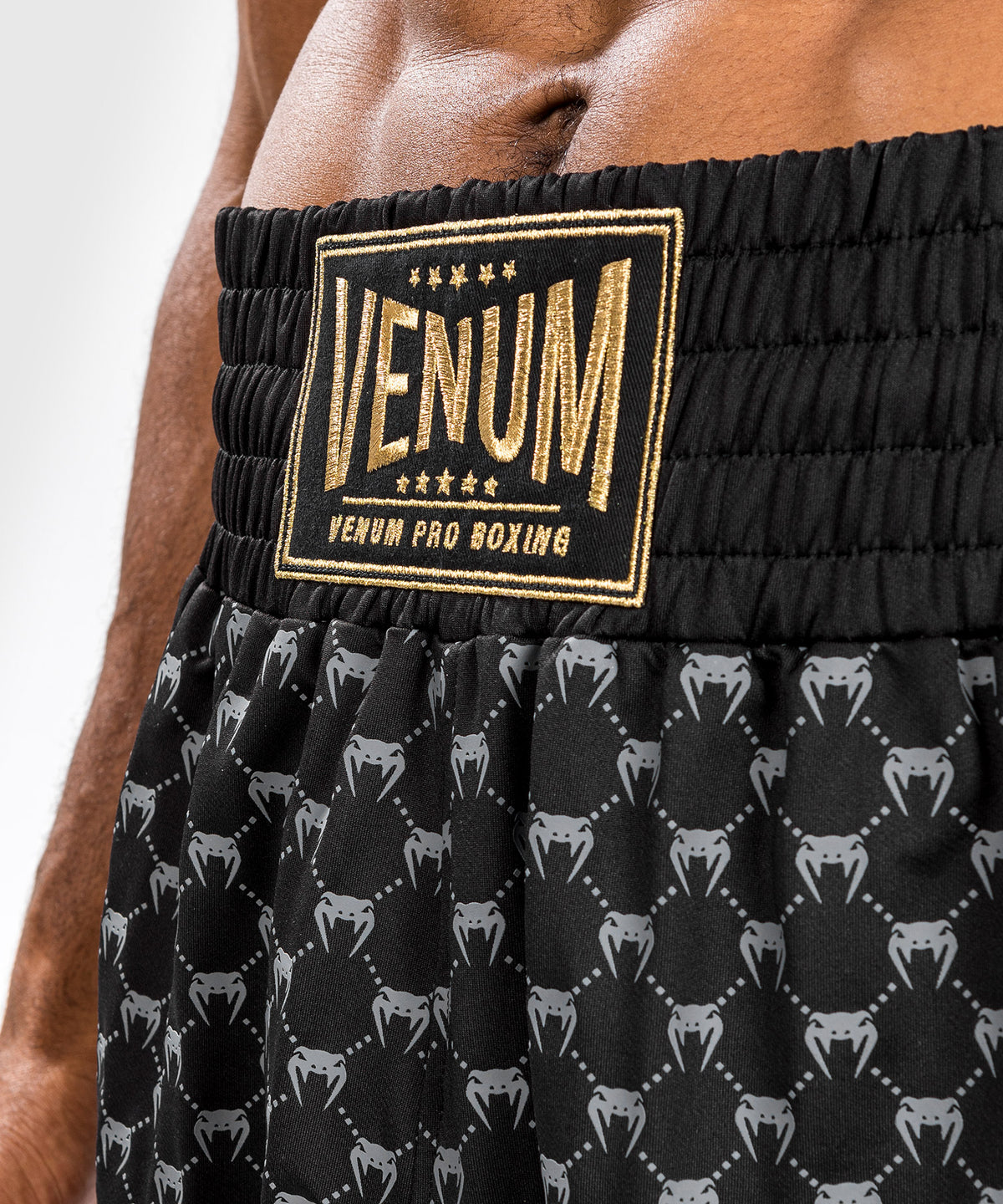 Pantaloncini da boxe Monogram Venum - neri