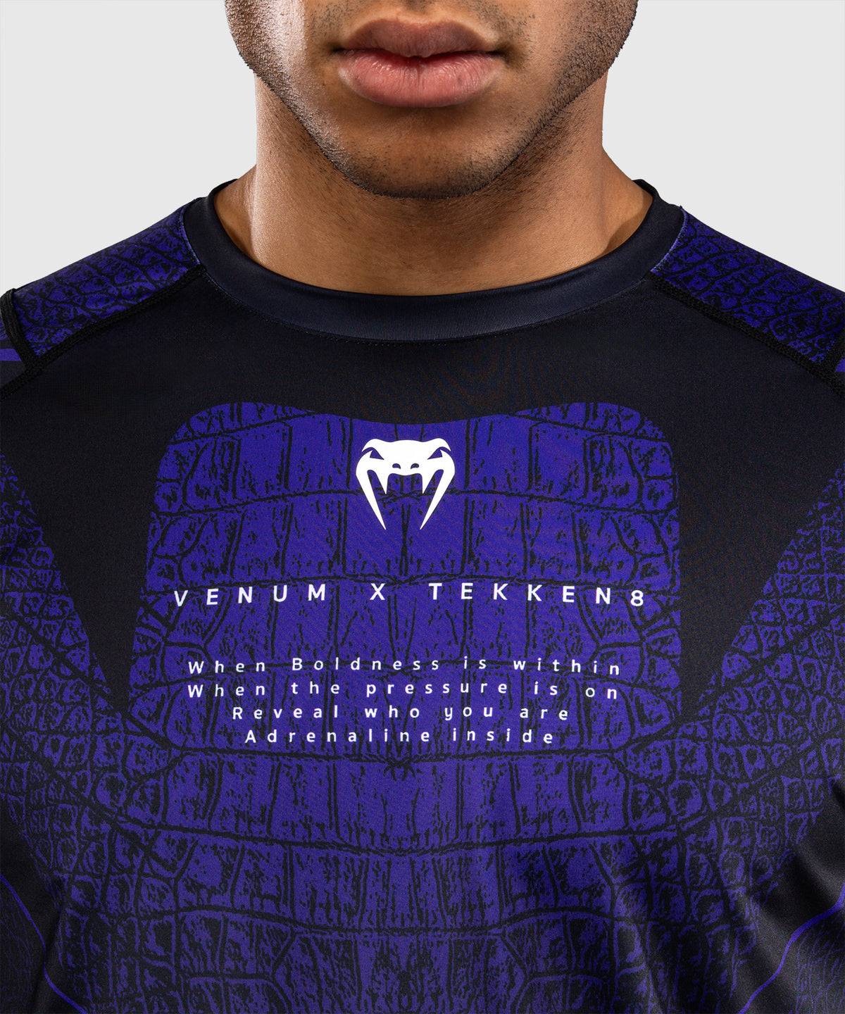Venum x TEKKEN 8 Maglietta Dry Tech - Kazuya - Nero/Viola