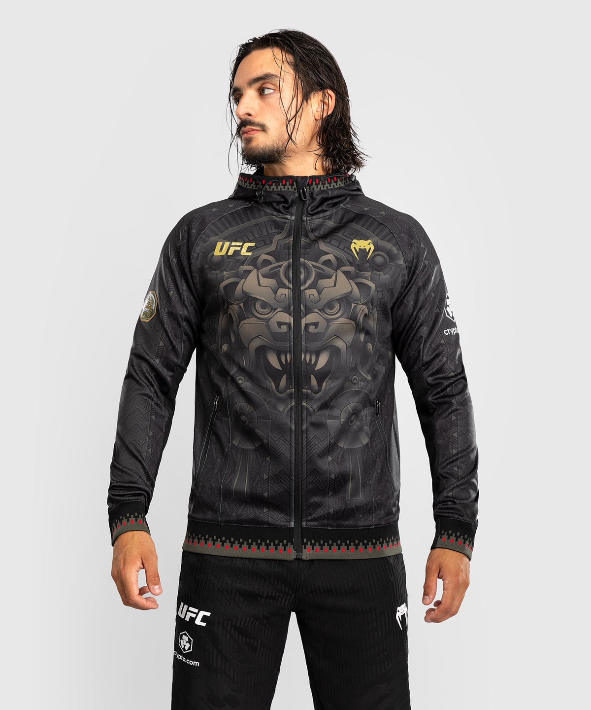 Men’s Noche UFC 2.0 By Venum Black Authentic Fight Night Walkout Hoodie