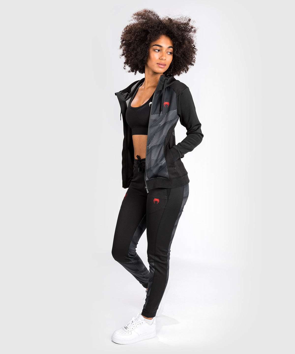 Venum Phantom Kapuzen-Sweatshirt - Für Frauen - Schwarz/Rot