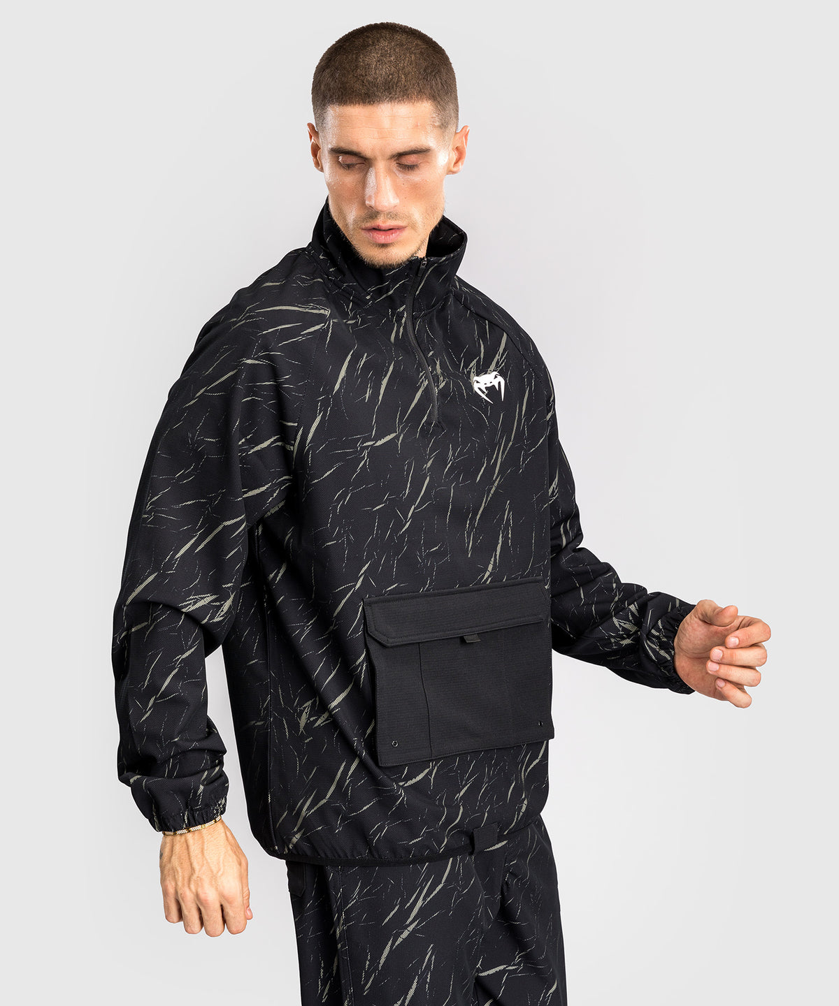 Veste de Survêtement Pour Hommes Venum Trooper - Noir/Beige