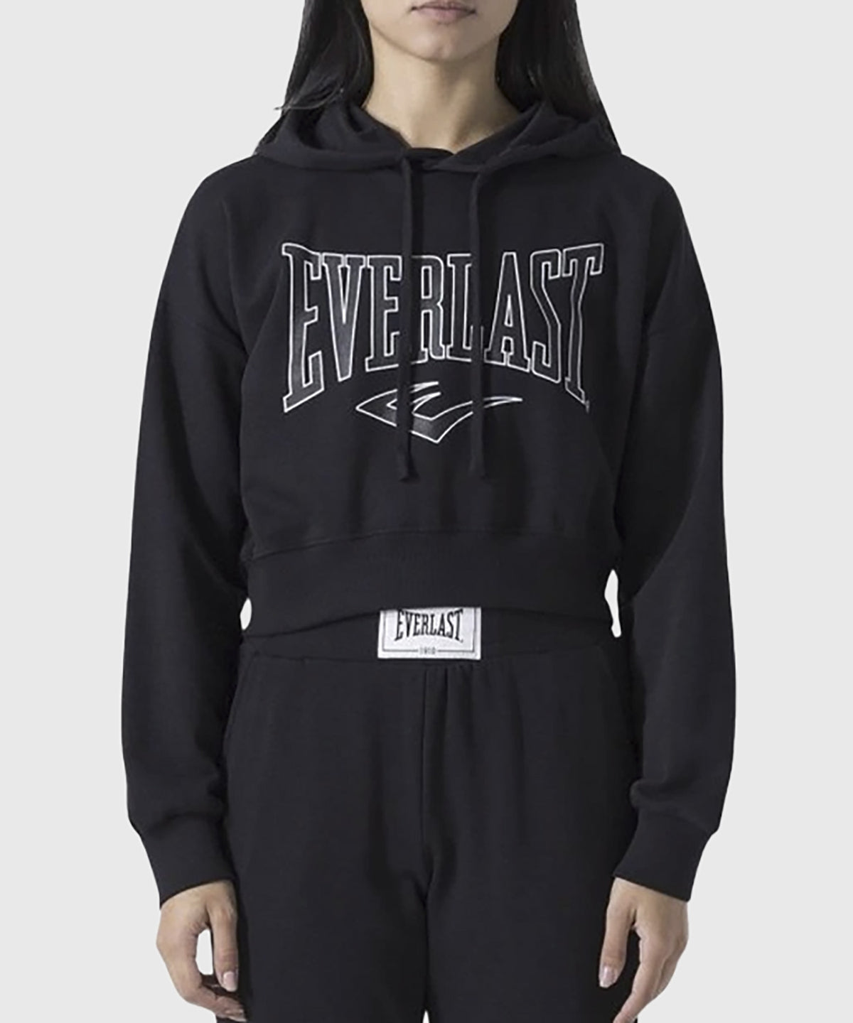 Everlast Felpa con Cappuccio da Donna - Nero