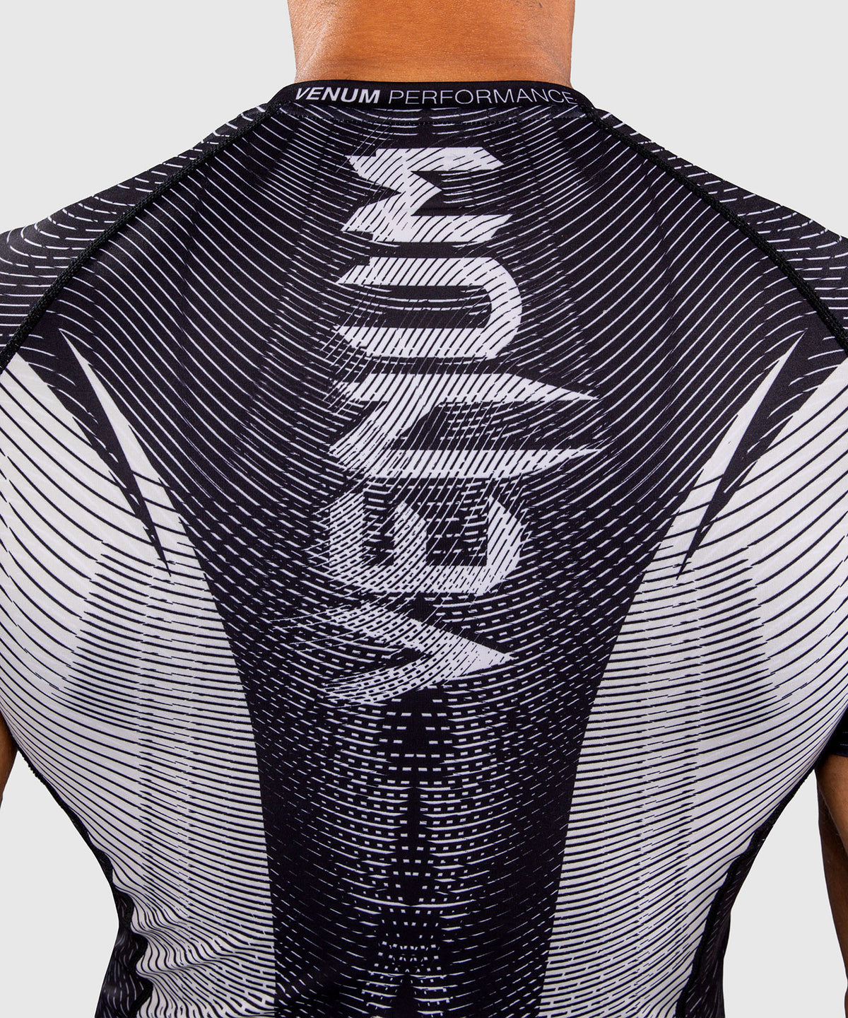 Venum Galactic 3.0 Short Sleeve Rashguard - Off-White/Black