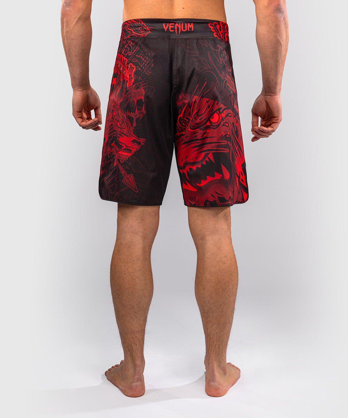 Short de Combat Venum Wolf Atak – Noir/Rouge
